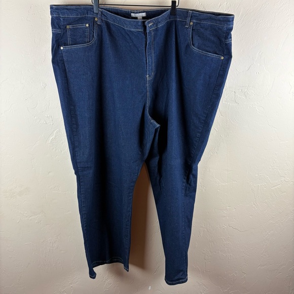 Woman Within Denim - Woman Within Dark Blue Denim Jeans Women’s size 36W